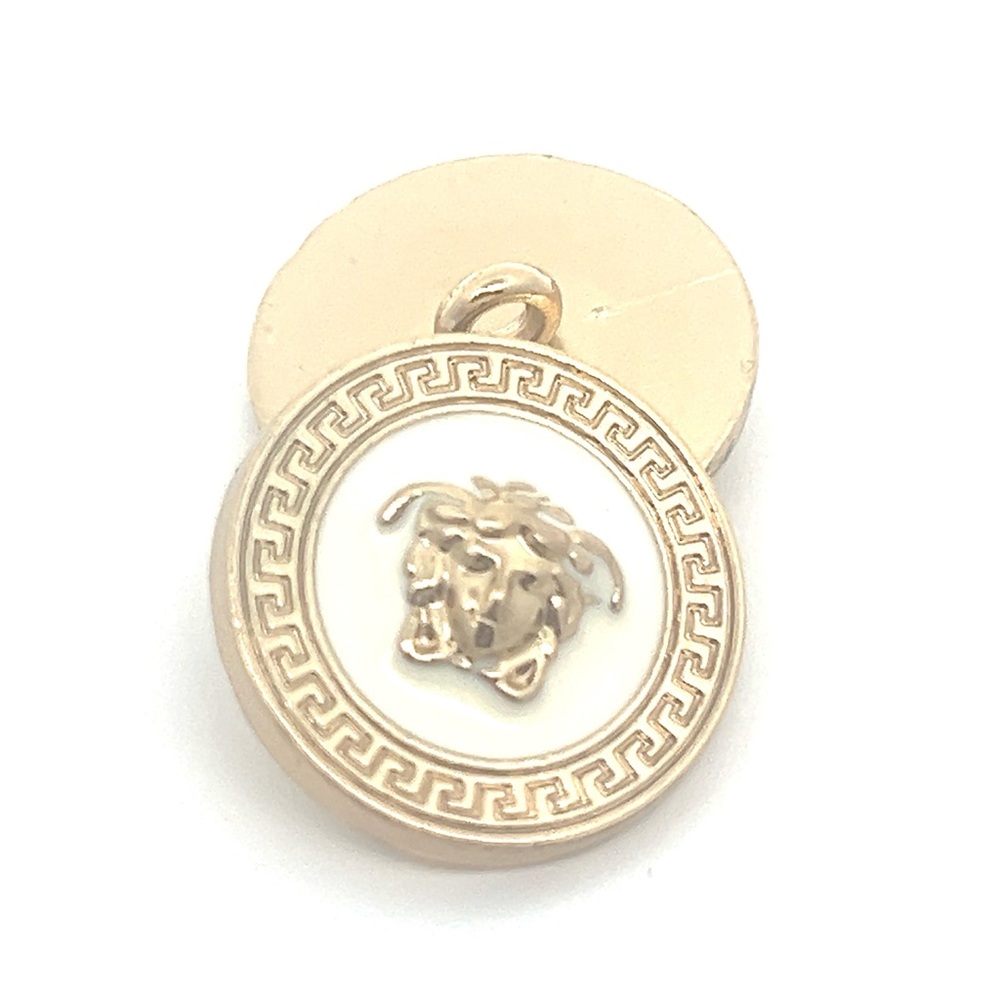 4 Gold Buttons for Earrings or Clothing